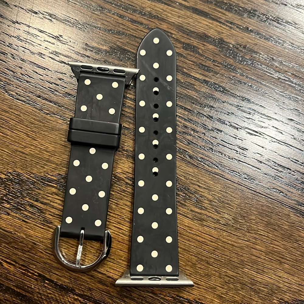Kate spade black polka dot Apple Watch